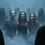 tres signos rodeados de gente falsa
